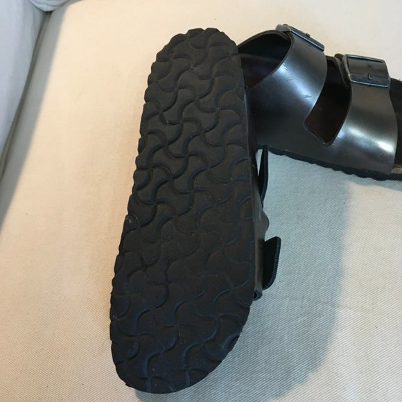 Birkenstock Arizona Metallic Gray Sandal - Picture 5 of 6